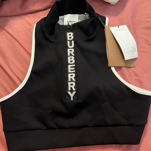 Burberry Tank w/ mock neck